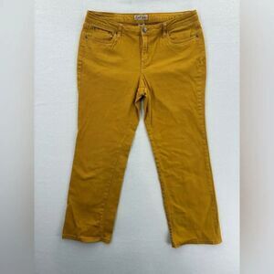 20 For $20 Earl Jeans Women's Bootleg Mustard Denim Jeans size 14P